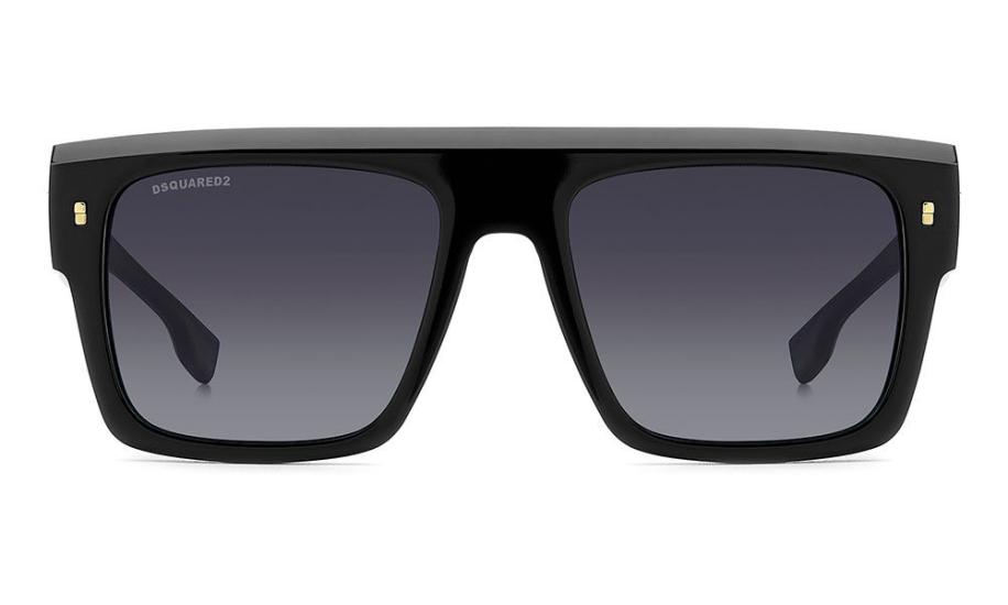 Dsquared2 D2 0127/S (807/9O) 56 | Unisex Siyah Güneş Gözlüğü